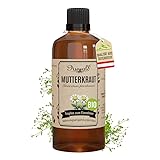 NEU! Auwald Mutterkraut Tropfen BIO – Hochwertiger Auszug, Extrakt, Essenz & Tinktur – 100% BIO Landwirtschaft, Frei von künstlichen Zusätzen und Farbstoffen, Hergestellt in Österreich – 100ml