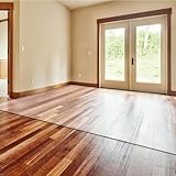 Transparente PVC-Bodenschutzunterlage – rutschfeste Schreibtischstuhlmatte für Büro und Zuhause – Korridor, Schlafzimmer, Küchenschutz (100 x 180 cm)