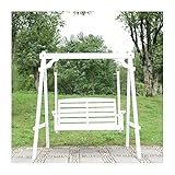 Hollywoodschaukel für den Außenbereich mit Ständer, robuste Gartenbank zum Entspannen im Hinterhof, auf der Terrasse oder am Pool