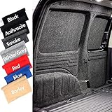 4-Wege-Teppich mit super Stretch-Futter, für Wohnmobil, Auto, Innenraum (schwarz, 1 m x 2 m)