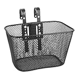Fahrradkorb vorne - 26x17x15,5 cm Kinderradkorb | Fahrrad -Front -Lenkerkörbe | Wetterfestes -Ansatzradfahren für das Fahren mit dem Pendeln von Einkaufsbörsen Strandfahrten Radfahren
