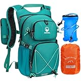 ONETOALL Laufweste mit Trinkblase, Trinkrucksack Wanderrucksack Damen groß