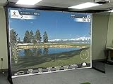 GolfSimulator schlagfeste Leinwand Größe S 290cm x 220cm mit 5cm Cache - Impact Screen Golf