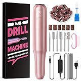 COSCELIA Elektrische Nagelfräser, 20000 u/min Verstellbare Geschwindigkei Professionell Elektrisch Nagelfeile für Gelnägel Pediküre Maniküre Set Nagelfeile für Gelnägel und Acrylnägel