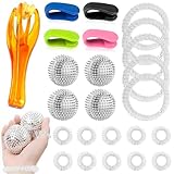 Skills Set, 4 Igelball Massageball, 4 Akupressur Clip, 10 Akkupressurringe, 5 Massage Armbänder mit Fingermassagegerät, Skills Borderline Set, Skills Panikattacken, Panikattacken Hilfsmittel