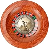 Glixoft Holz-Roulette-Rad, 12 Zoll, Digitales Zifferblatt, Russisches Roulette, Brettspiel, Lotterie, Drehteller, Freizeit-tischspiele Für Erwachsene