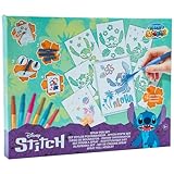 Disney - Lilo & Stitch - Sprühstift-Set - Malstifte für Kinder - Malset mit Buntstiften und Malvorlagen