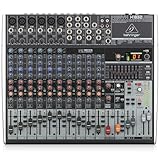 Behringer XENYX X1832USB Premium 18-Input 3/2-Bus Mixer mit XENYX Mic Preamps und Compressors, British EQ, 24-Bit Multi-FX Processor und USB/Audio Interface