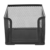 Schwarze Netzpapier-Würfel, Memo-Notizblöcke, Aufbewahrung, für Etui, Präsentationsständer, Spender für Zuhause, Büro, Schule, Cla