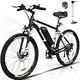 HITWAY E Bike Elektrofahrrad E-Mountainbike, 26' E-Fahrrad, Pedelec, 250W Motor 36V12Ah/48V15Ah abnehmbaren akku, 7 Gänge ebike, Reichweite bis zu 35-90km