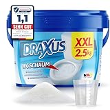 DRAXUS WC Schaum im XXL Pack (2,5kg), Extra Stark, WC Reiniger entfernt kraftvoll Kalk & Urinstein, Sorgt für Glanz und frischen Duft