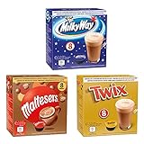 Mars® Heiße Schokolade Kapseln | 24 Kapseln | Mars, Twix, Maltseres (Dolce Gusto kompatibel)