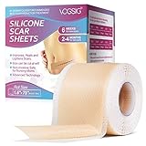 Silikon Narben Blätter 1.6'*75', Silicone Scar Sheets, Medizinische Grade Silikon Narbenstreifen, Für Verbessert, Heilt Und Hellt Narben Auf, Nicht-Invasive Sicher Für Stillende Mütter