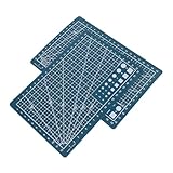 DECORNIJIA 2 Stück Selbstheilende Schneidematte Doppelseitig Rutschfest Vielseitig für Basteln Schneiden Gravieren Geeignet für DIY Projekte