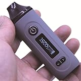 Vaporizer Cannabis Verdampfer mit präziser Temperaturregelung，Schnell aufheizender Kräuterver dampfer，2300mAh Super-Akku，0,91-Zoll-OLED-Display，Tragbares dry herb vaporizer (Leerzeichen grau)