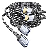 3BAO USB Verlängerung kabel [2Pack 2m ],USB 3.0 A Stecker zu Buchse Verlängerungskabel Ladekabel 5Gbps Daten Sync Extender für Scanner,Kartenleser,Maus,Oculus Rift,PS VR,Tastatur,Drucker usw