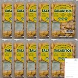 Saladitos Lupinen 10x350g - Proteinreich, Ballaststoffreich & Omega 3 + Ben's Garden Notizblock Set