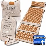Glanzstück Berlin®: Akupressurmatte XXL Set für den ganzen Körper, Ideal für Einsteiger, bei Verspannungen Kopfschmerzen Rückenschmerzen Streß