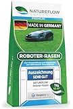 Mähroboter Rasensamen schnellkeimend 1kg TEST SEHR GUT - Roboter Grassamen Made in Germany - Für pflegeleichten Garten mit Natureflow Rasensaat
