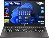 HP 250 G10 Notebook, Intel Core i3-1315U, 16 GB DDR4-RAM, 1 TB SSD NVMe, Display 15,6 Zoll Full HD, Windows 11 Pro, Office 2021 Pro Plus, sofort einsatzbereit