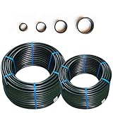 PE Rohr 20mm 25m PN6 (6 Bar) für Bewässerung – PE Wasserleitung für Gartenbewässerung, Beregnungssystem. Verlegerohr für Tropfbewässerung PE Schlauch für Bewässerungssystem unterirdisch & oberirdisch