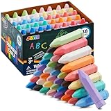 JOYIN 48-teiliges kreide kegelförmiges Jumbo Straßenmalkreide Set, ungiftig, perfekt für Kinder, Kreide für den Garten im Freien