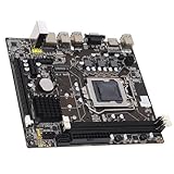 KIMISS H61 DDR3-Motherboard für LGA 1155 16 GB Speicherunterstützung, M ATX-Desktop-PC-Gaming-Motherboard mit Dual-Channel-DDR3 und HD-Videoausgang