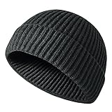 Weihnachtsmütze Nikolausmütze - Kuschelweiche Chenille Mütze Mütze mit Schirm Harajuku Fashion lustige Elch Beanie Mütze Thermo Wollmütze Frauen Mützen für Damen Herren