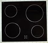 ensipart Ersatzglas für Kochfeld in Einbauherd Glaskeramikplatte kompatibel wie Amica 9053650