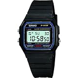 Casio Unisex ErwachseneArmbanduhr Digital Quarz Harz F-91W-1YER