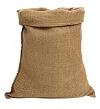 IPEA Große Jutesäcke – 80 x 50 cm – Made in Italy – 1 Stück – Jutesack im Natürlicher Stoff für DIY, Einrichtung, Garten, Aufbewahrungsbox - Jute Säcke BSJUTASACX1 natur