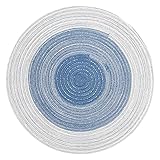 Katzenkratzer rund 36 cm Katzenmattenkrallen Schleifpolster Rug Pfote Spielzeug Blau, Katzenkratzer