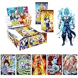 Dragon Ball Cards, 200 Dragon Ball-Sammlerkarte, Dragon Ball Anime-Karten, Brettspielkarten, TCG CCG-Sammelkartenspielbox,Geeignet für Dragon Ball-Fans, Teenager und Kartensammler.