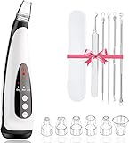 Mitesserentferner Porenreiniger Porensauger 6 Modi Pickelsauger Vakuumsauger zur Gesichtsreinigung Akne Behandlung Mitesser Sauger Hautpflege