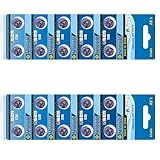 KEXIAO Alkali-Knopfzelle AG10/LR54, 1,5 V, Alkaline, Knopfzelle für Uhren, 10 Stück/20 Stück