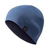GEAR WEAR Mütze,Einfacher Stil Solide Langlebige Glatt Warm Umkehrbar Doppelschicht Sportmütze für Laufen,Radfahren,Totenkopf,Ski,Joggen,Wandern für Herren Damen Ohren Abdecken Winter
