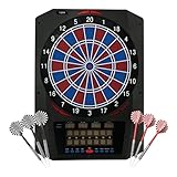 KOTO - Royal 580, Elektronische Dartscheibe, inkl. 6 Soft Tip Darts, 36 Spiele & über 580 Variationen, E-Darts Multiplayer