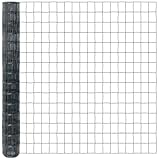 VOSS.garden 10m Gitterzaun 150cm Premium Maschendrahtzaun 100x75mm Gartenzaun Anthrazit Wetterfest Punktgeschweißt