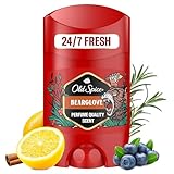 Old Spice Bearglove Deostick für Männer 50 ml, 24/7 Frischhh bei täglicher Anwendung, lang anhaltender Duft in Parfumqualität, Schutz vor Gerüchen, 0 % Aluminiumsalze, unsichtbar auf Schwarz und Weiß