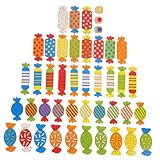 KONTONTY 1 Set Bonbonfarben Matching Kinderspielzeug Kinderpuzzle Farb Und Formerkennungsspielzeug Farbabgleich Denktrainingsspielzeug Lustiges Matching Eltern Kind Spiel