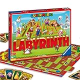 Ravensburger Familienspiel 26063 - das Verrückte Labyrinth Super Mario - mit den Figuren aus Super Mario- EIN Spieleklassiker für die ganze Familie!