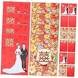 80 Stk Mini roter Umschlag papierrotes paket Hongbao-Umschlag Hongkong Geldsäcke the wedding party hochzeitsideen rote Handtasche papierrote pakete modische Aufbewahrungstaschen COHEALI