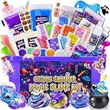 Hapikids Schleim Kinder Teenager Mädchen Geschenke 6 7 8 9 10 11 12 Jahre, Schleim Selber Machen Set Mädchen 6-12 Jahre Geschenkideen Galaxy Slime Set Geburtstagsgeschenk für Mädchens Slime Fluffy