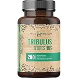 Tribulus Terrestris – 200 Kapseln – 90% Saponine – Premium Qualität – Laborgeprüft – Vegan – Frei von Zusatzstoffen