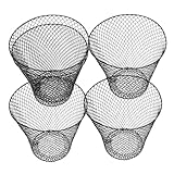 VALICLUD 5 Stück Mehrzweck Pflanzenschutz Käfige aus Eisen mit Netzgewebe Robuste Garten Pflanzenabdeckungen für Außenschutz und Blumentöpfe