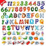 78 Stück magnetische Buchstaben und Zahlen für Kleinkinder, Kühlschrankmagnete für Kleinkinder, Magnete für Kinder, Zahlenmagnete, ABC-Magnete für Kleinkinder 1–3 Babysicher – Simply Magic