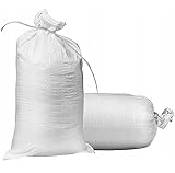 rg-vertrieb Getreidesäcke PP Bändchengewebesäcke Erntesack Kartoffelsack Weiß Transportsack Lagersack Sandsäcke (60 x 105 cm - 10 Stück)