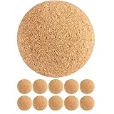 TUNIRO 10 Stück Kicker Bälle aus Kork, ⌀ 35 mm, Tischfussball Kicker-Ball