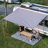 Dulepax vorzelt wohnwagen Sonnensegel Markise mit keder，auto camping markisen, 3000mm Wasserdicht und UV-beständig, geeignet für SUVs, VANS und Wohnmobilen,3.5Mx2.45M