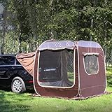Autozelt für Heckklappe, automatisches SUV-Zelt mit großem Platz, UV-Schutz und wasserdicht, tragbare Kofferraumabdeckung, perfekt für Camping, Limousine und Van kompatibel